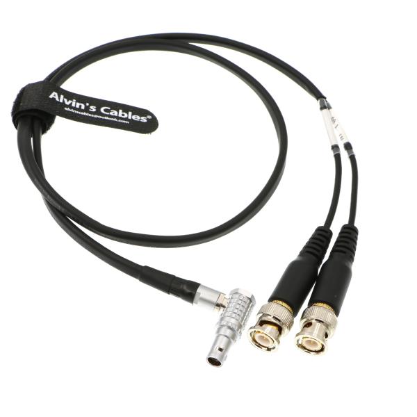 Sound Devices BNC Timecode Cable Right Angle 5 Pin Male To BNC TIME CODE Input