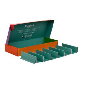 Recyclable Wine Bottle Cardboard Shipping Boxes Insert Kraft Paper Mailer