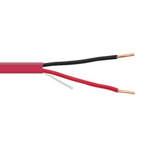 FPLR Fire Alarm Cable 2 Core Solid Shield with Drain Wire 1/0.5tc mm and Al/Foil