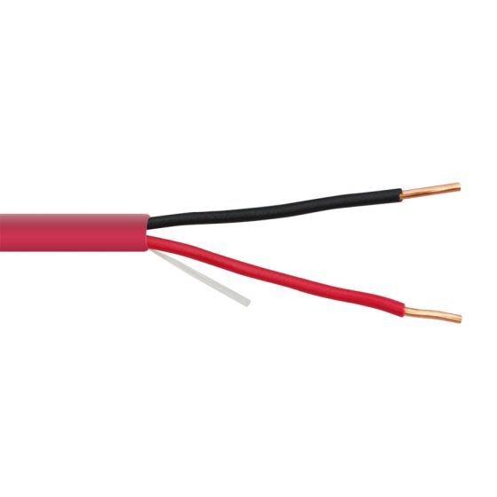 Quality Bare Copper Wire FPLR Fire Alarm Cable Shielded 2x16AWG 2x2.5mm2 wholesale