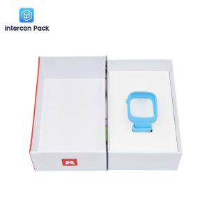 Intercon Pack Recyclable Cardboard Folding Boxes 21x9cm Children Watch Box