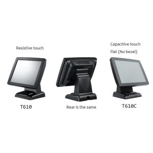 Intel Processor All In One Pos System , Plastic Touch Screen Register Systems