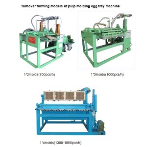 Enviroment Friendly Eggs Packaging Paper Egg Tray Machine / Pulp Molding