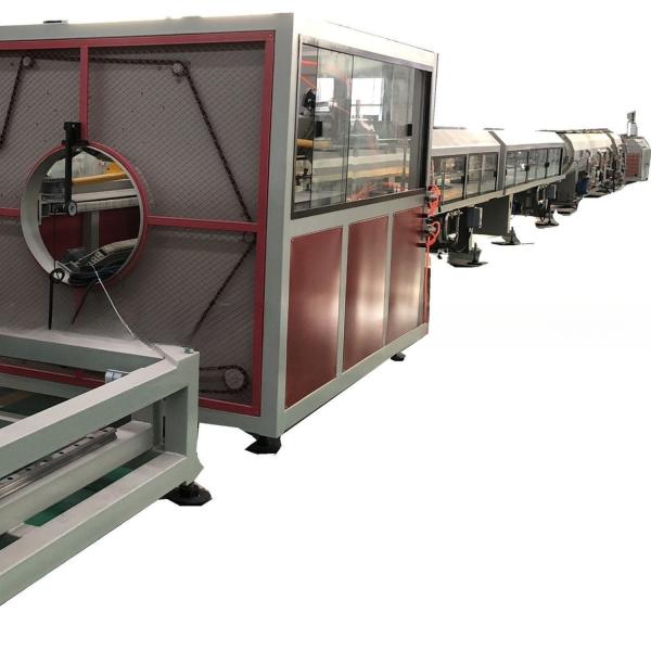 Quality PE Plastic Processed HDPE Pipe Extruder Machine with Separate Type Assembly Structure wholesale