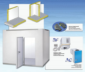 10 Cubic Meter - 1000 Cubic Meter Cold Storage Room -20 Degree For Supermarket