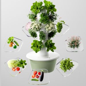 Customized Soilless System Multi-layers Hydroponic Growing Tower