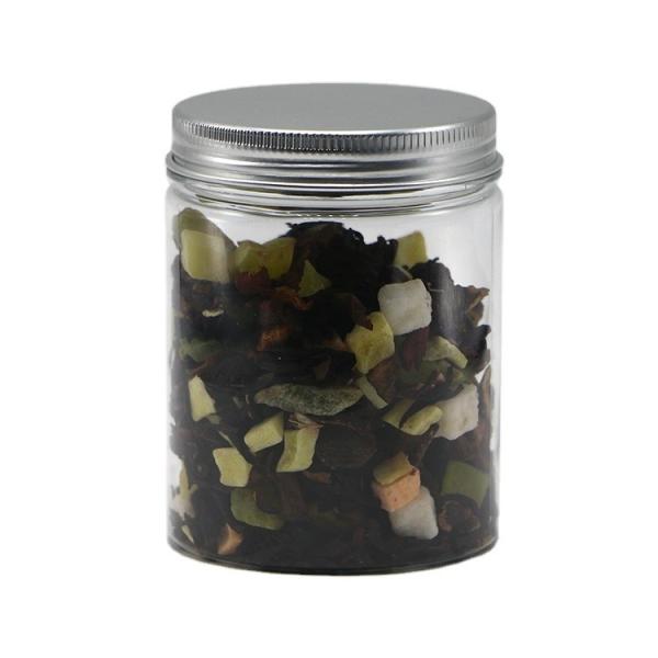 Quality Confectionery Packaging 250ML PET Food Jar with Screw Cap and Aluminium Lid wholesale