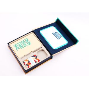 Custom Printing Cardboard Magnetic Gift Boxes Packaging With Paper Sleeve