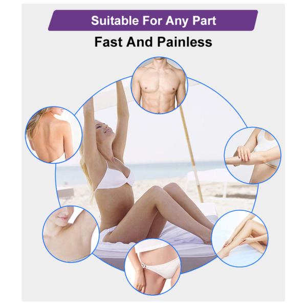 Professional Lazer Beauty Device 808 755 1064 Painless Diode Laser Hair Removal Machine