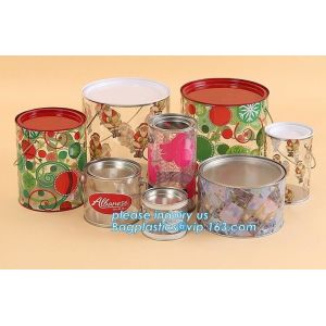 aluminum tin aluminum container jar with clear window top aluminum cans with