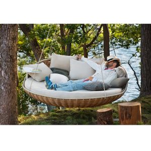 Hammock Swing Creative Rattan Hanging Chair , Balcony Homestay Bird'S Nest Lazy