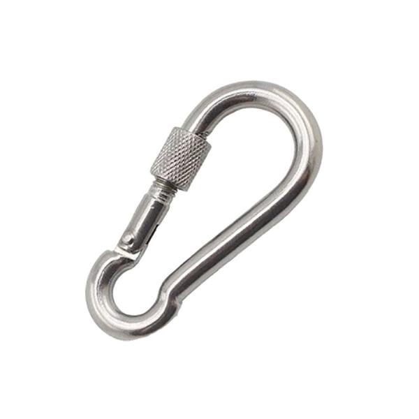 Quality Precision Casting Technology Quick Link Spring Snap Hook With Screw Lock Plain Finish wholesale