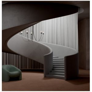 Nordic led black spider chandeleir minimalist design dining room decoration