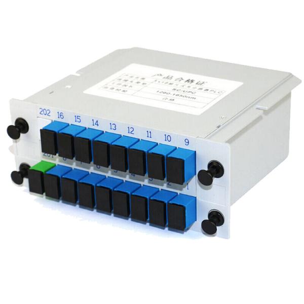 Quality LGX Cassette Type Plc Splitter Abs Box 1x16 With SC/UPC Connector wholesale