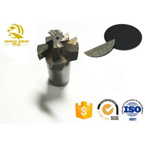 Three Edge Contour Milling Polycrystaline Diamond Cutting Tools High Speed 3 Flutes