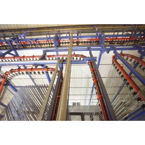 Cheap First-Class Spraying Booth Customized Capacity VerticalPowder Coating Line For Aluminium Profiles for sale