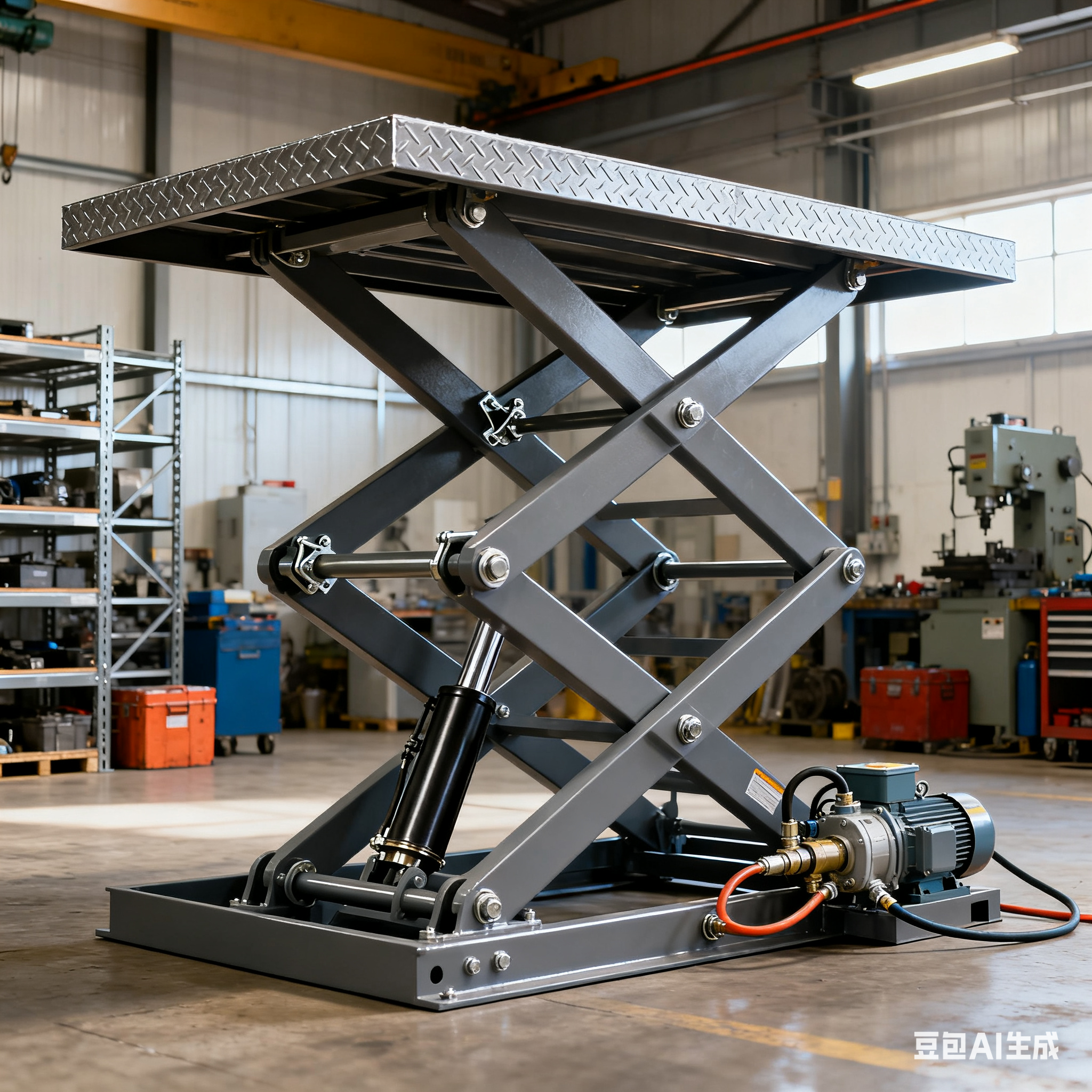 AA4C scissor lifting platform high rise car lift storage lift logistic convey