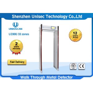 Cheap 33 Zones Door Frame Metal Detector Security Gates , X Ray Full Body Scanner for sale
