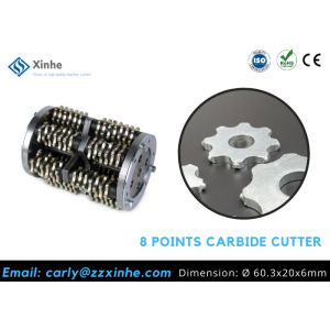 Concrete Saw EDCO Scarifier TCT Carbide Tungsten Cutters Parts Zinc Surface