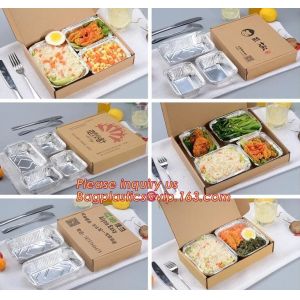 Rectangular Aluminium Foil Food Container, Airlines Fast Food Delivery,