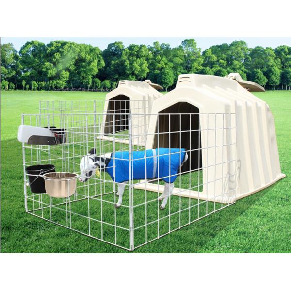 Quality High Strength Polyethylene Intershape Calf Hutches Customized Size wholesale