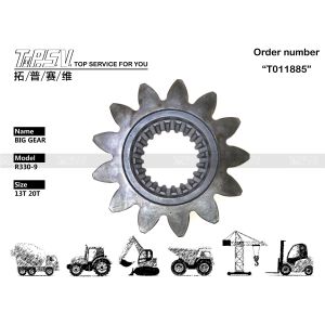 Origin Heat Treated R330-9 Excavator Swing Big Gear Spare Parts Electronics Parts for Your Requirements