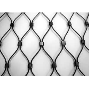 SGS / CE 304 L Animal Enclosure Mesh , Black Oxide Mesh With Ferrule