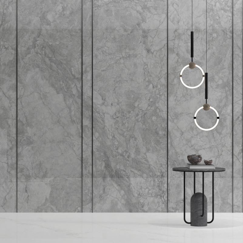 Glazed Finish Glazed Porcelain Tile 9mm Thickness Frost Resistance