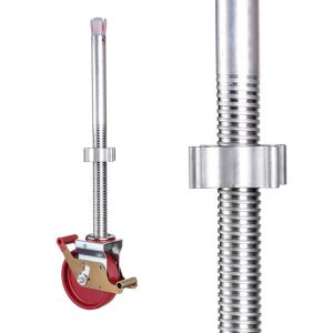 8inch 2200lbs Capacity Heavy Duty Scaffolding Wheels With Long Threaded Stem