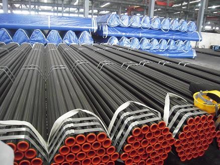ERW HFI EFW Welded Steel Pipe Carbon Steel Tube A53 API5l GrA GrB Din2458