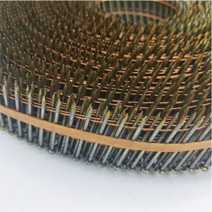 Pallets Screw Shank Nails 0.080" 0.148" 15 Degree Wire Coil Nails