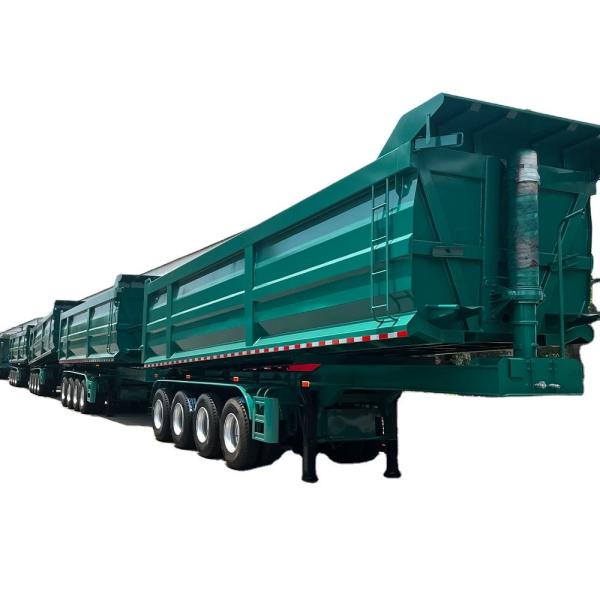40ft 2/3/4/5/6 Axle 40 Ton 60 Tons 70t Rear Trailer Tipper Truck Dump Semi Trailers
