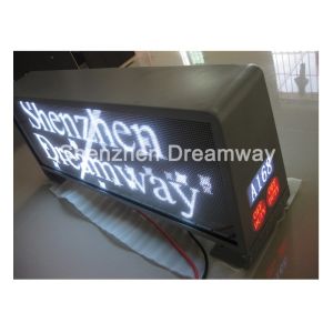 960×320mm Aluminum P5 Taxi LED Display Top Advertising with 3500nits