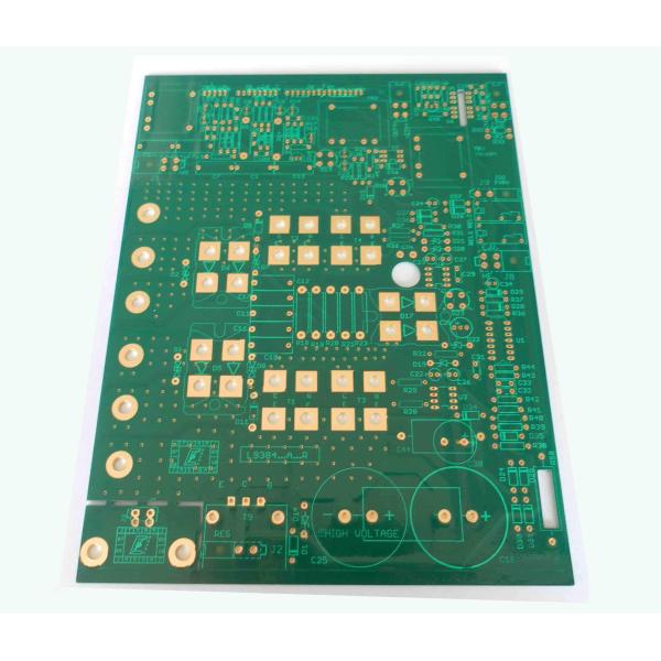 Green Rigid Double Layer Printed Circuit Board TG 150 PCB IPC Class 3 RoHS