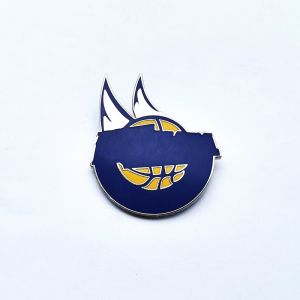 Cheap Stamped Iron Metal Custom Hard Enamel Pins With Butterfly Clutches And Textured Back for sale