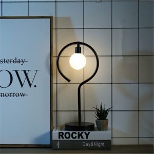 Nordic LED Copper Wire Night Light Room Layout Chic Wrought iron table lamp(WH