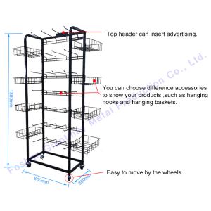 Potato Chip Display Candy Stand Wire Mesh Basket Shelf