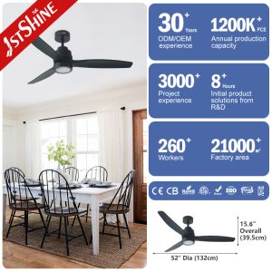 Lighting Solutions Service 1stshine Energy Saving 2 IN 1 Ceiling Fan with LED