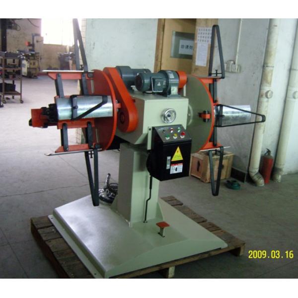 Motorized Double Steel Coil Uncoiler Machine With Drive Motor