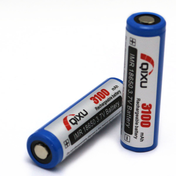 NEWEST QIXU High capacity 18650 3100mAh 3.7v rechargeable Li-ion battery