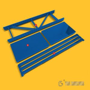 200KG Per Layer Warehouse Shelf Racks Powder Coated Metal Light Duty 2-5 layers