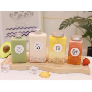 China Reusable Double Walled Bubble Tea Bottles With Screw On Lids on sale