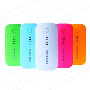 Cheap Feather Fish Head Plastic Portable Power Bank 5200mAh, External Battery Pack Charging for sale