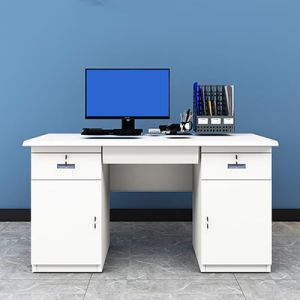 Customizable Thickened Steel Office Desk and Chair Combination with ISO