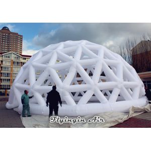 13m Giant White Hollow Inflatable Frame Tent with Blower for Events