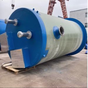 Reliable Customized FRP Prefabricated Submersible Pumping Station For Water