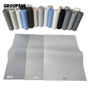 Sun Protection C4 Series Polyester Sunscreen Fabrics For Roller Blinds