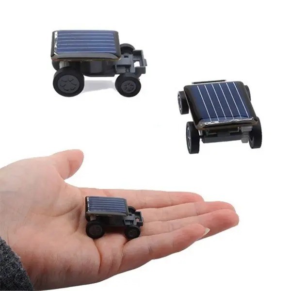 Quality Customized Logo Smallest Solar Car Toy Plastic Racing Car Novelty Design wholesale