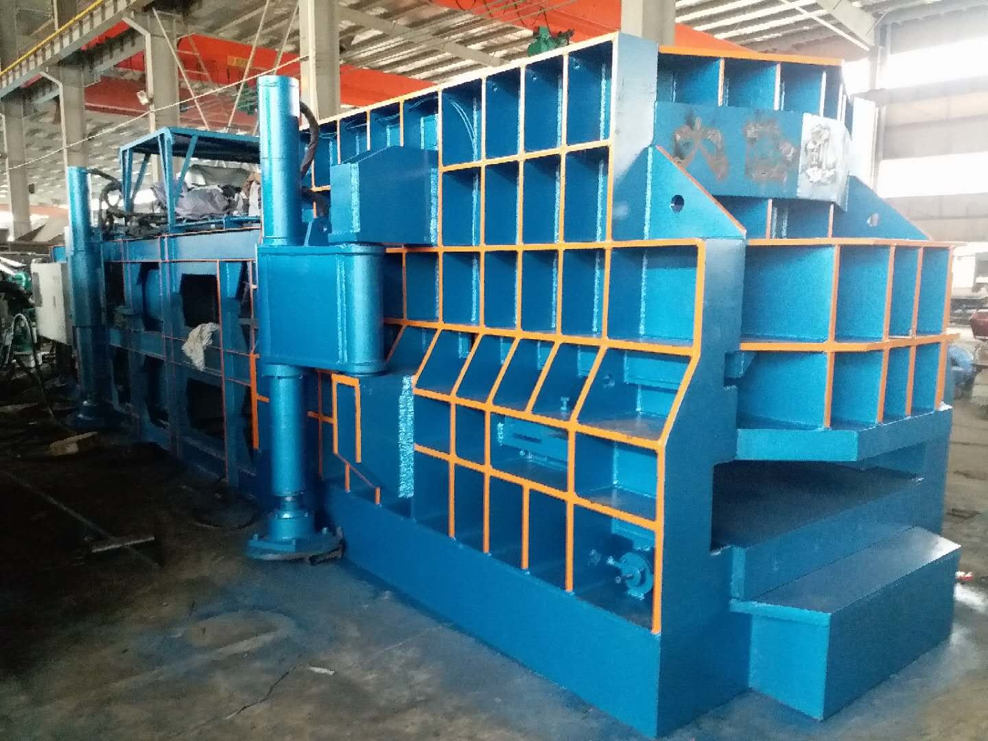 Cheap Portable Metal Shearing Machine With Four Lift Cylinder Forced Air Cooling for sale