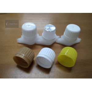 Plastic PE Doypack Spout For Stand Up Shampoo Pouch , Free Sample